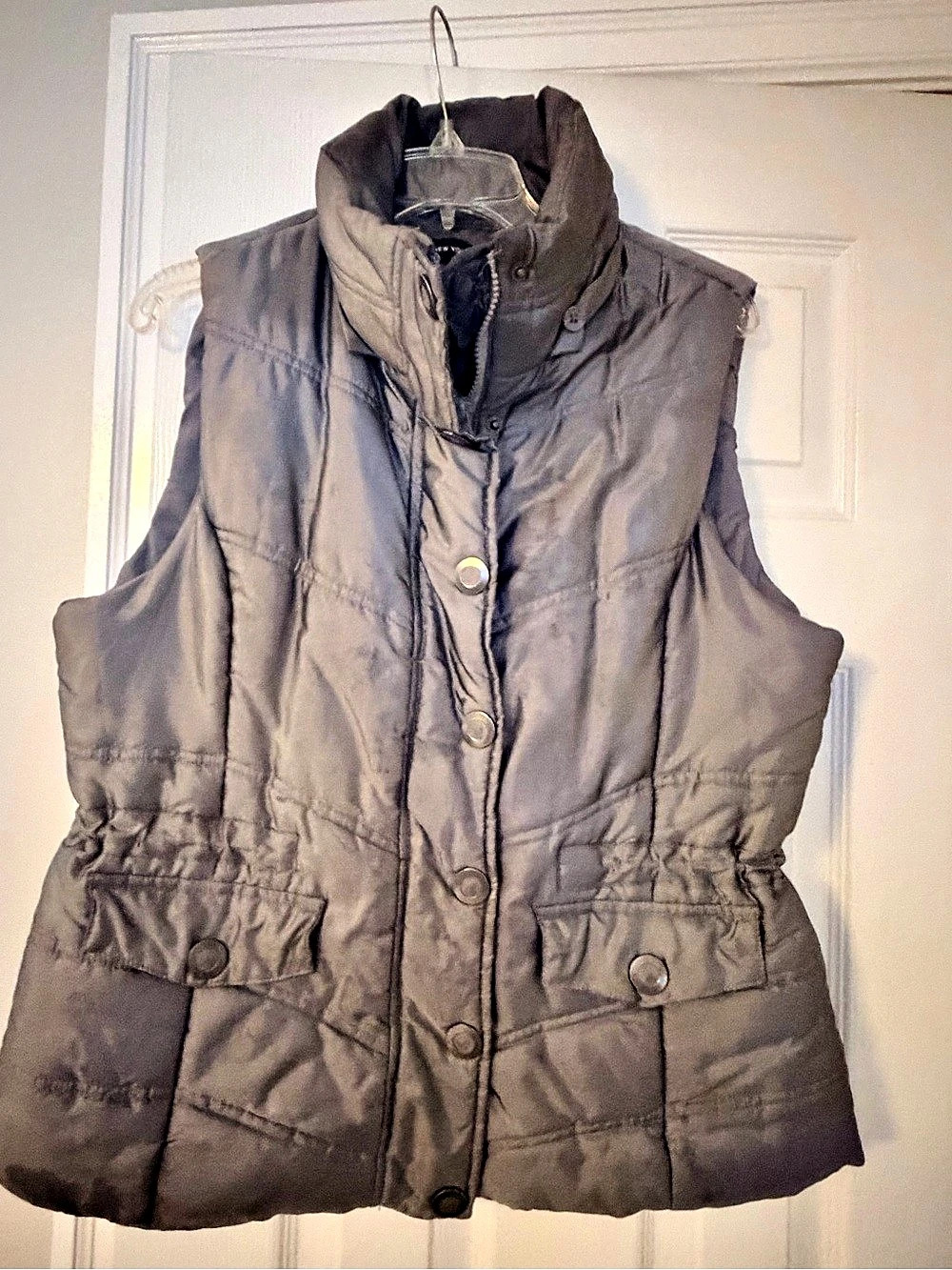 Gray Puffer Vest